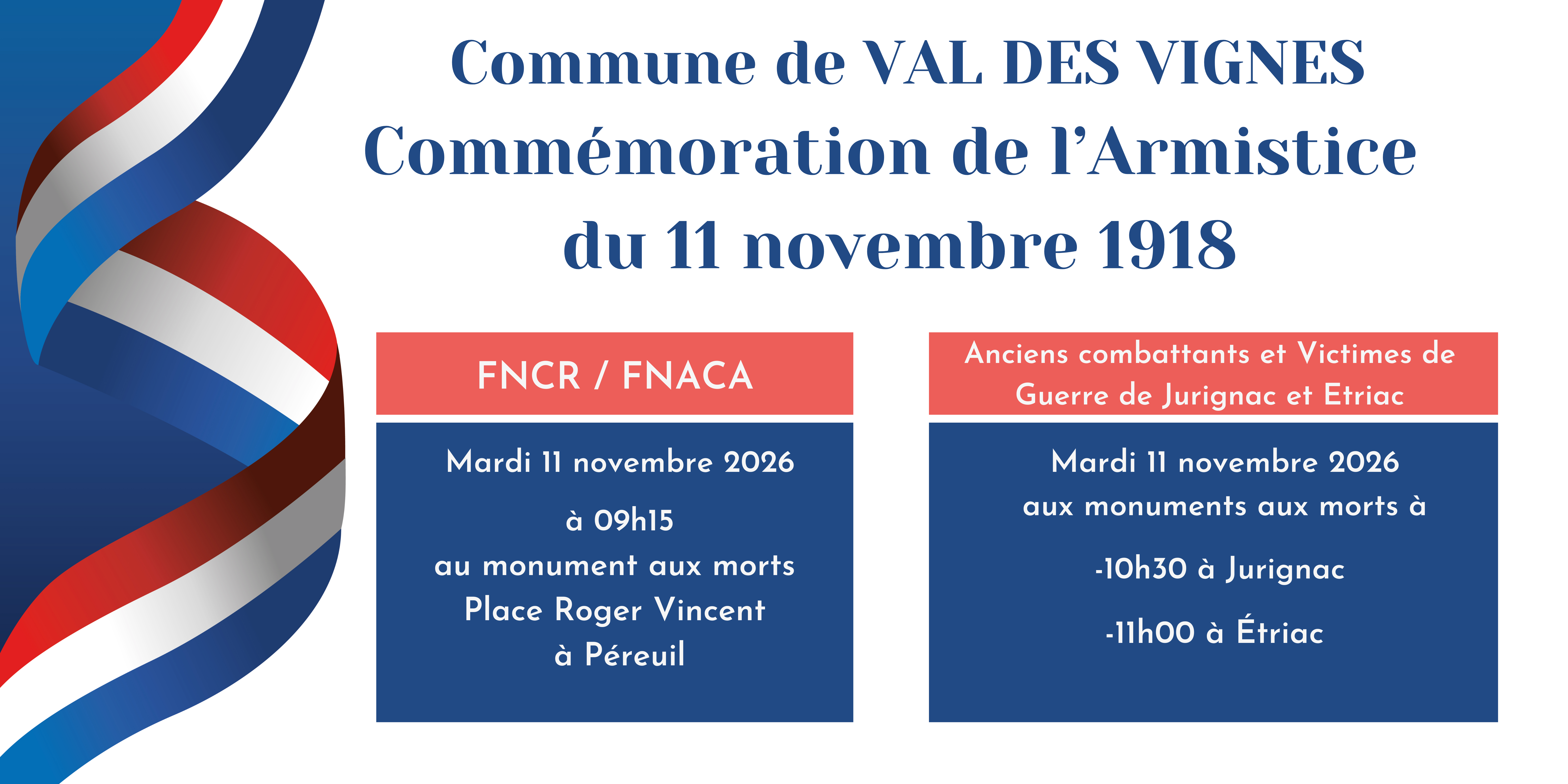Commémoration de l’Armistice du 11 novembre 1918 (2)